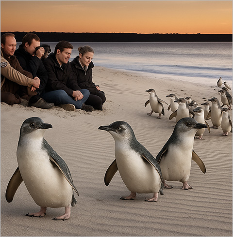 [멜버른]필립아일랜드 VIP 동물투어-펭귄서식지 퍼레이드 