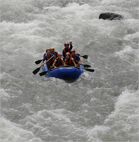 코타키나발루 키울루 래프팅 체험  