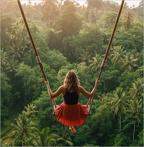 발리 스윙, 래프팅+우붓투어+마사지 투어