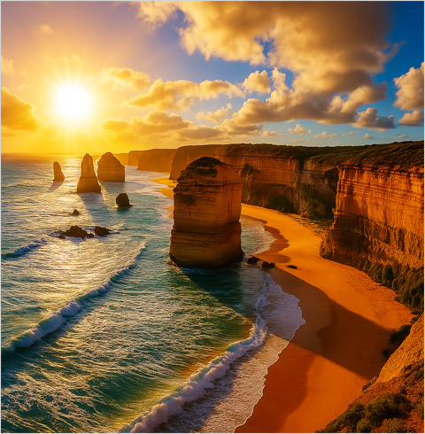 [벤츠/최신 버스] 멜버른 그레이트오션로드 투어   